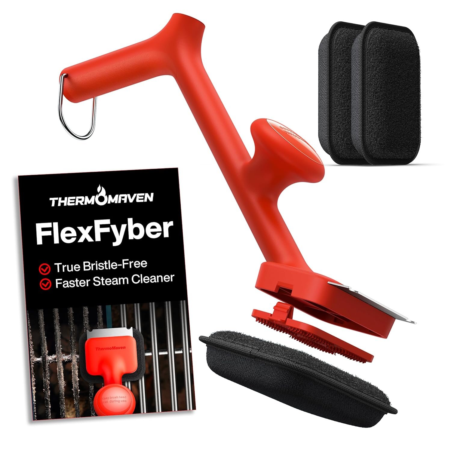 Thermomaven Grill Brush Bristle Free — The Safer Grill Upgrade Your Burgers Have Been Begging For